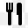 餐刀和餐叉图标