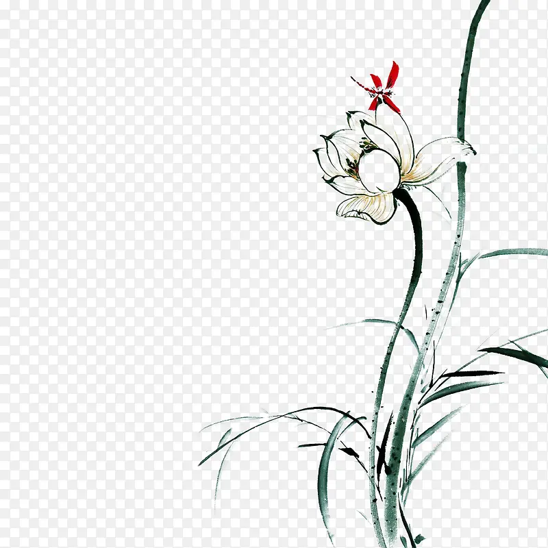 蜻蜓点水
