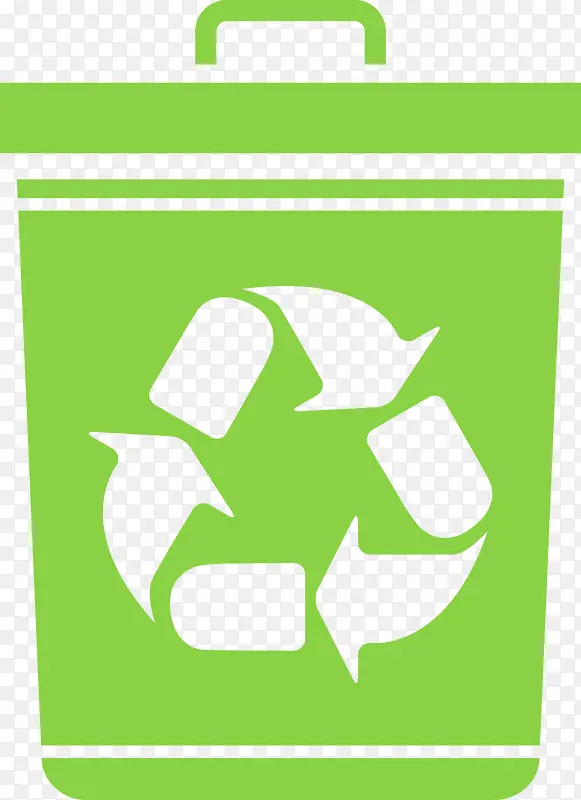 绿色环保回收垃圾桶