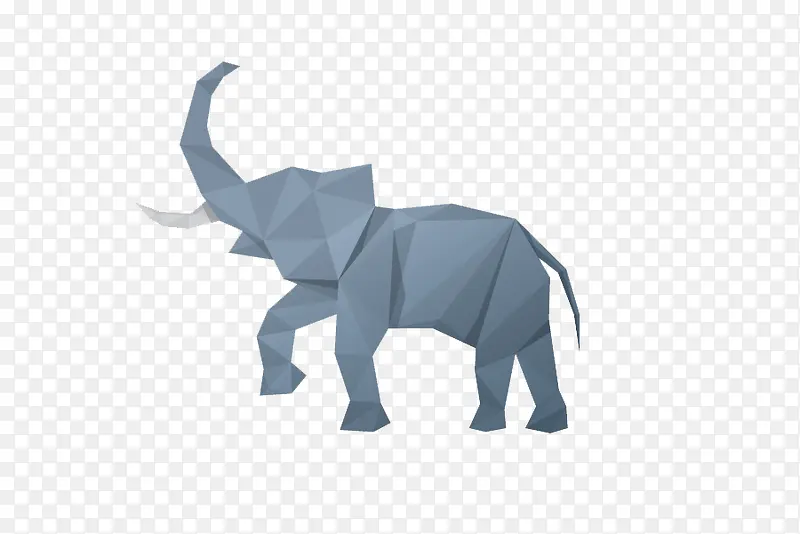 菱形拼接大象