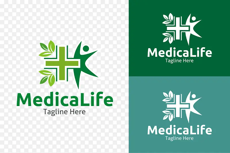 绿色药品logo
