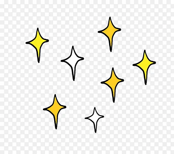 菱形星星涂鸦
