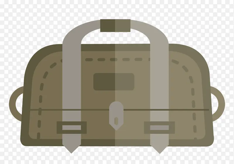 深色复古军旅包箱包图标