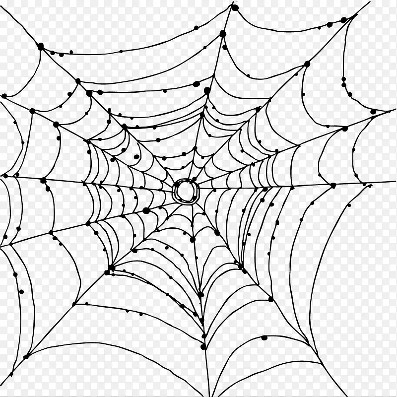 卡通图片蜘蛛网