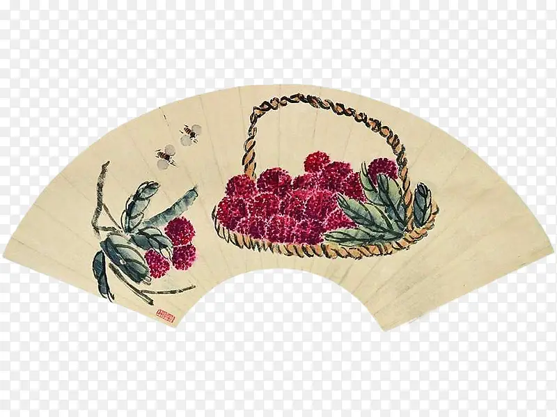 篮子里的荔枝