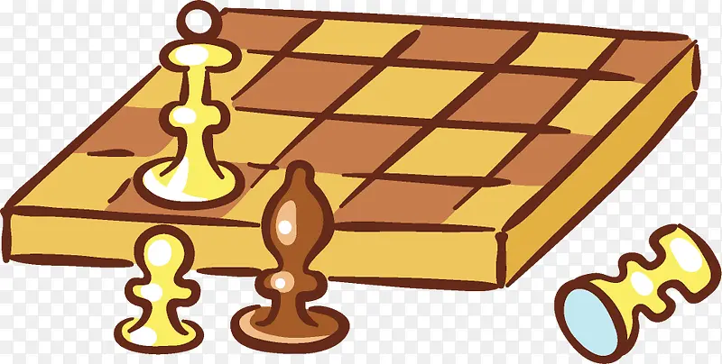 卡通图案国际象棋PNG下载