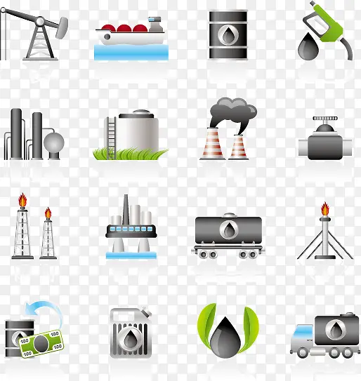 石油能源素材图标