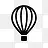 热气球标志图标