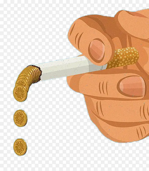抽烟等于抽钱
