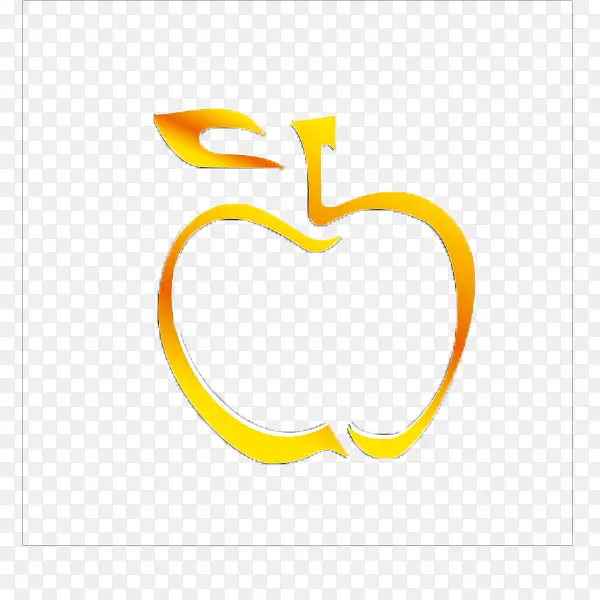线条苹果设计