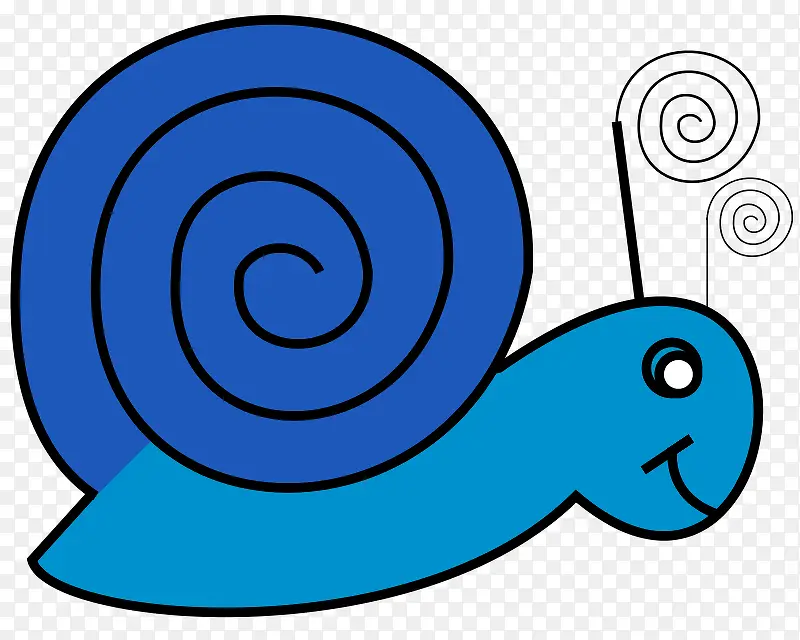 蓝色蜗牛
