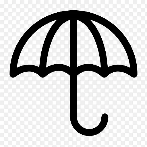 雨伞标识图标