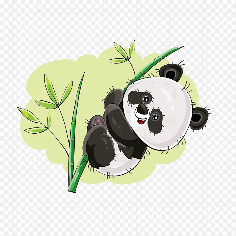 卡通手绘熊猫免抠素材