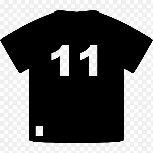 巴西足球运动员T恤11号图标