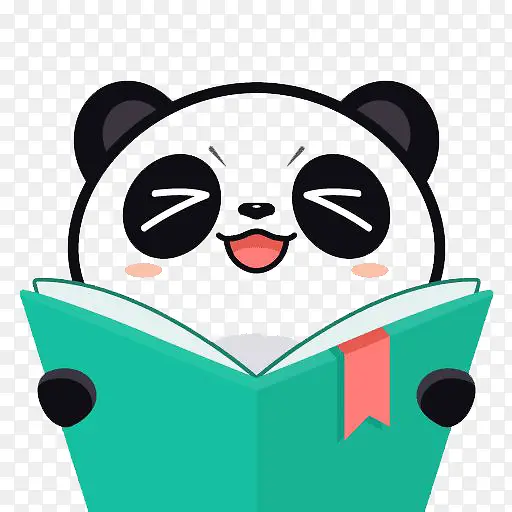 熊猫看书应用图标logo