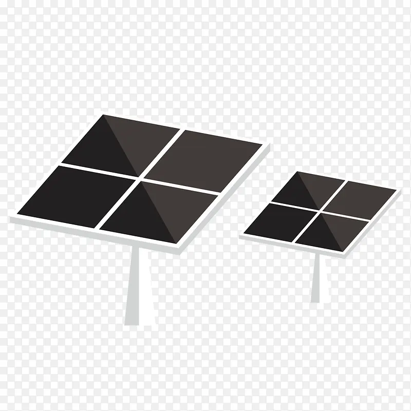 黑色太阳能电池板
