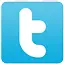 推特简单的DT推特和RSS图标