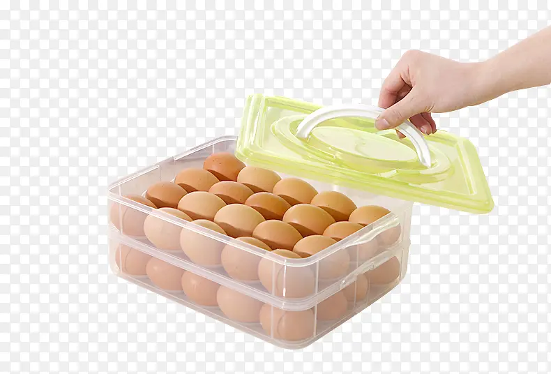 带盖鸡蛋保鲜盒素材