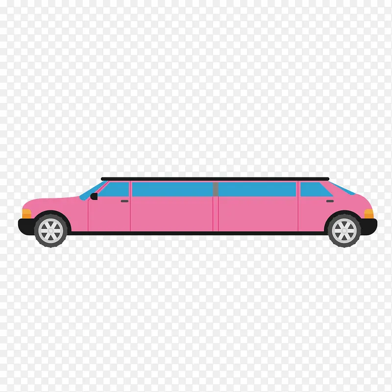 粉色可爱设计跑车