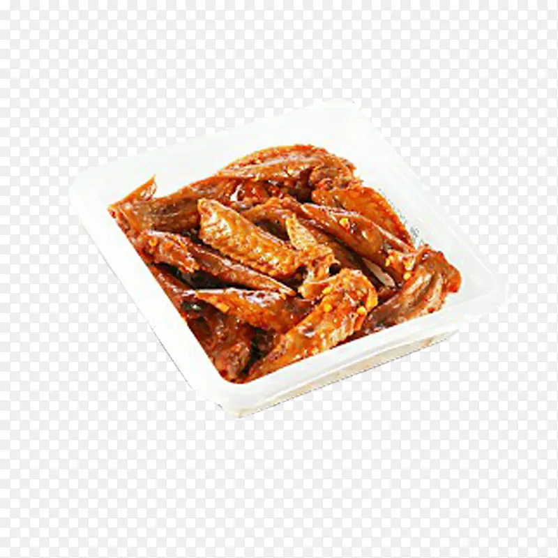 产品实物香辣卤鸡翅