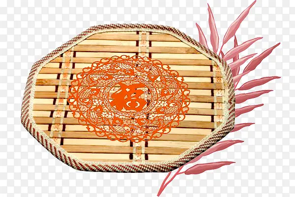 中国风竹席竹筛
