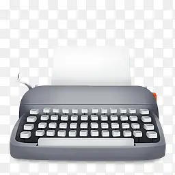 打字机作家oldschool-icon-set