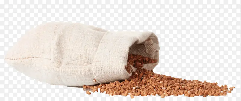 袋子里的苦荞麦杂粮