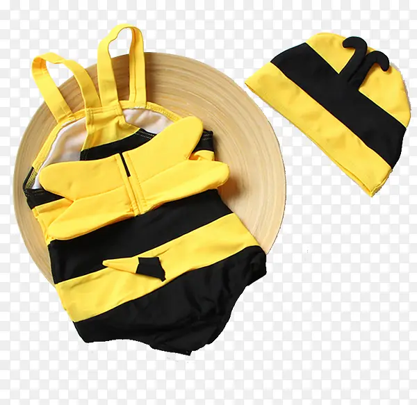 可爱小蜜蜂儿童泳衣