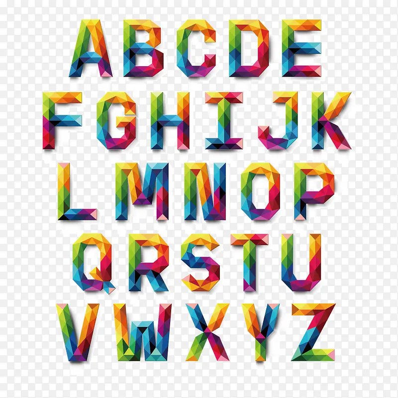 炫彩字母