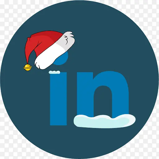 圣诞节LinkedIn雪社会社