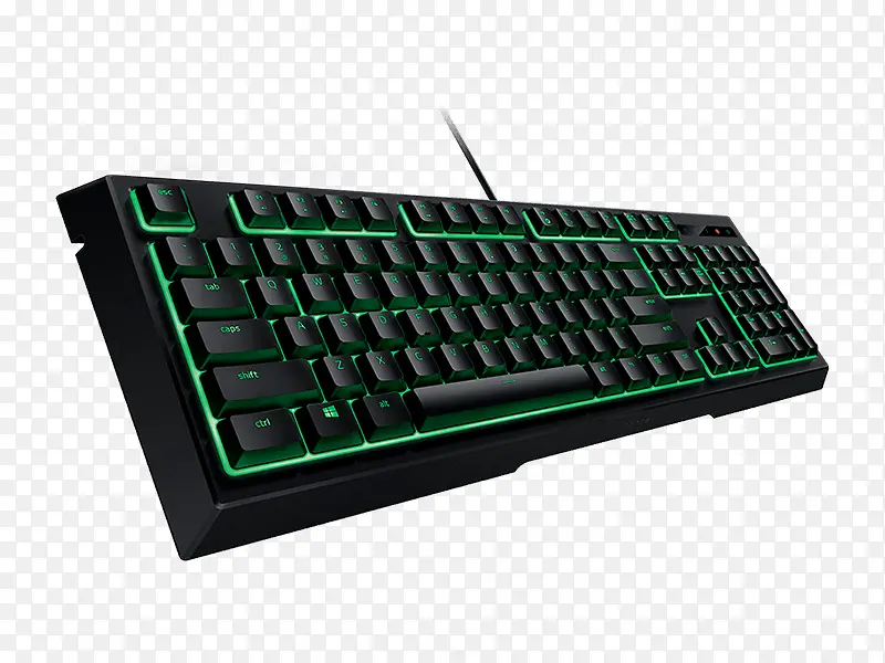 绿色发光机械键盘