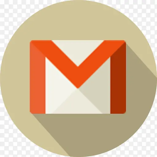 圈电子邮件Gmail标志邮件材