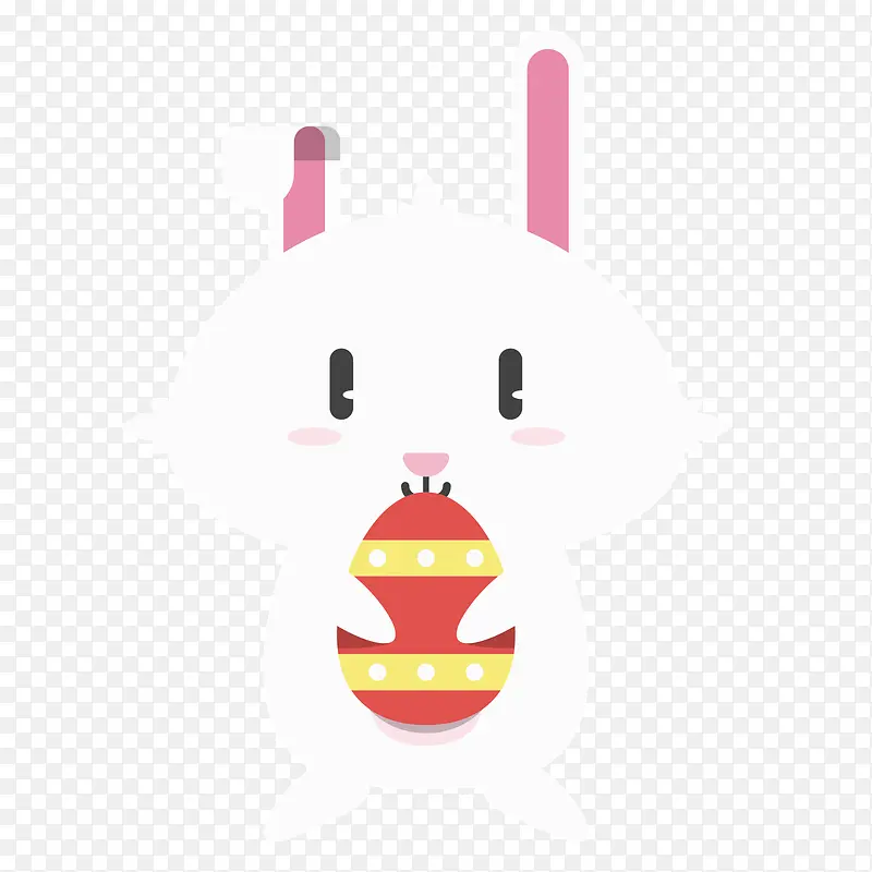 复活彩蛋小白兔儿童LOGO白嫩