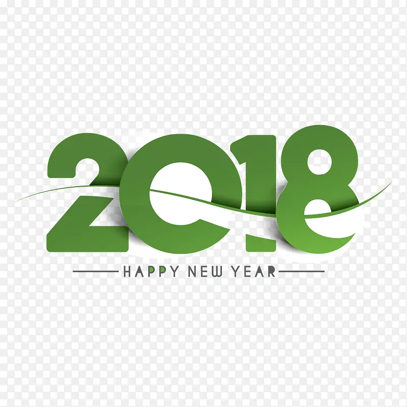 绿色2018图标