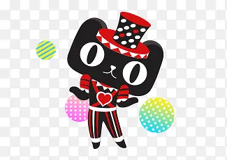 天猫魔术师红色魔法衣