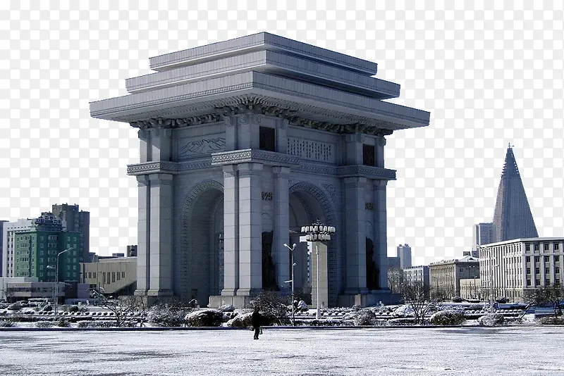 朝鲜凯旋门图片