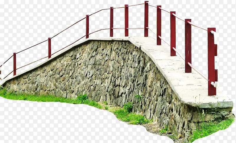 山地里的石桥