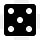 游戏骰子简单的黑色iphonemini图标