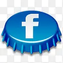啤酒帽Facebook啤酒瓶盖社交网络