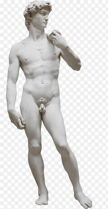 男性人体艺术雕像