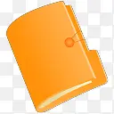 文件文件夹橙色文件纸文档文件夹