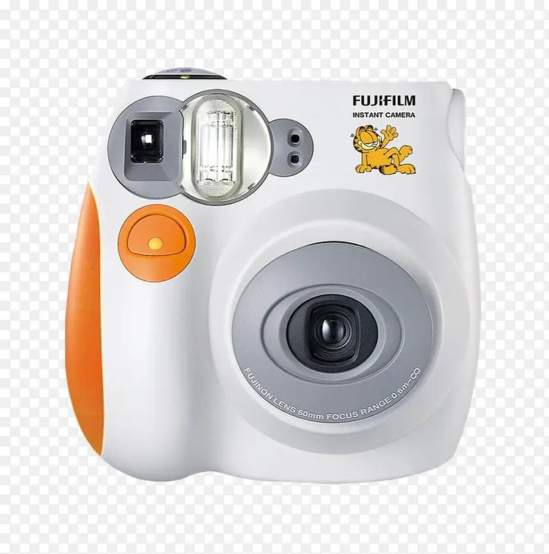 橙色现代富士相机