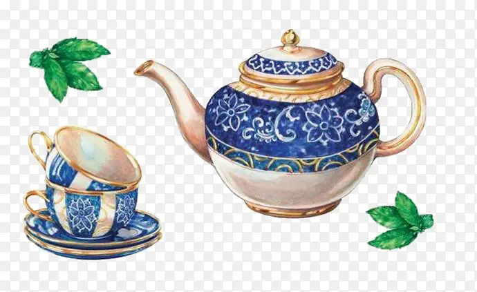 茶壶杯子
