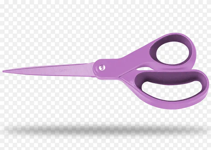 紫色美工剪刀