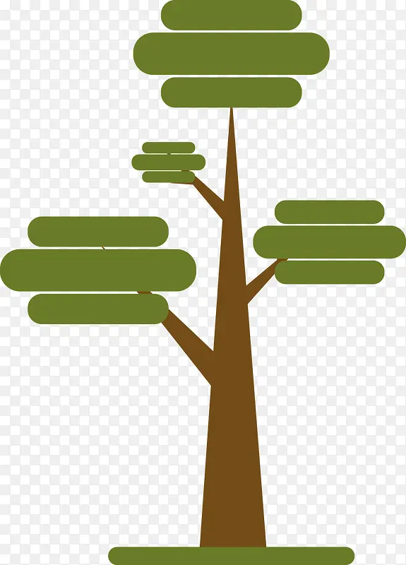绿色树木图