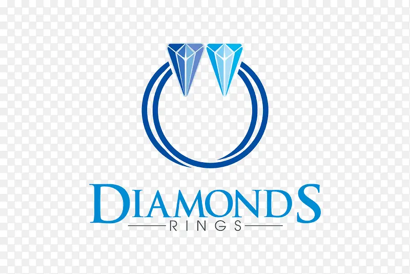 可爱的钻石logo