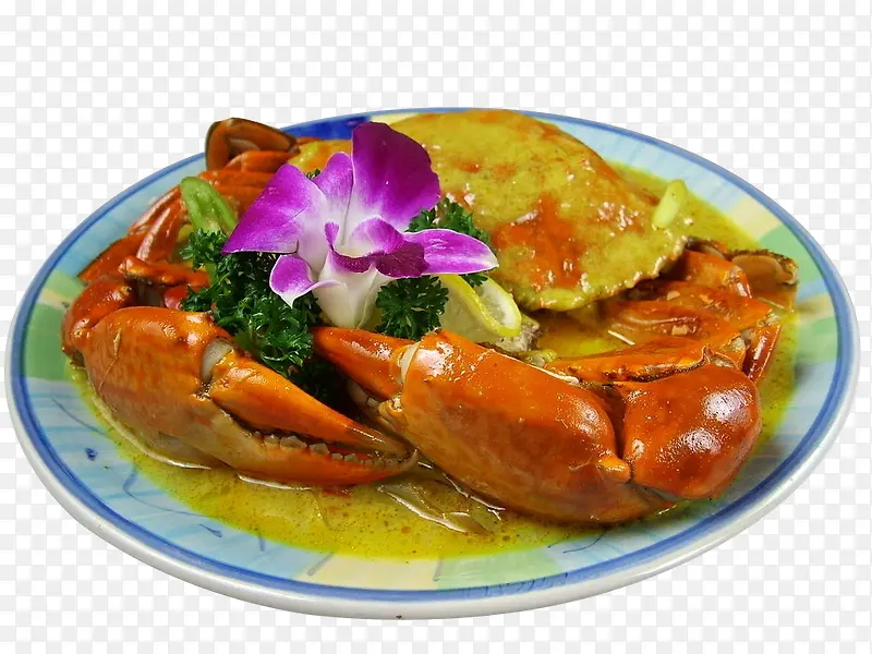 美味泰式咖喱炒蟹