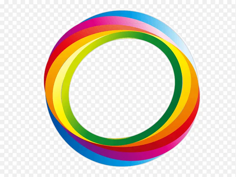色彩圆圈矢量素材