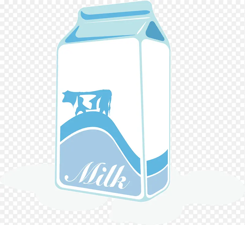 矢量牛奶装饰图案免扣素材