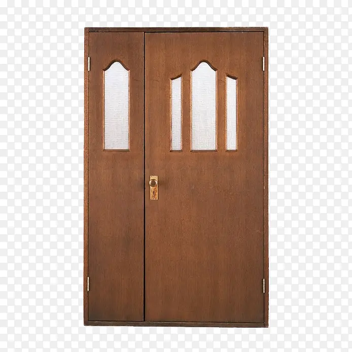 褐色玻璃装饰门